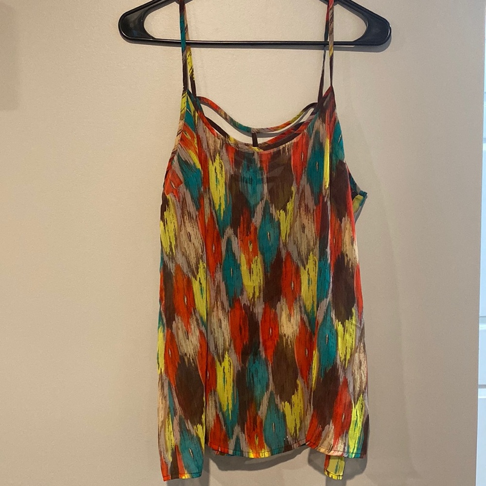 Maurices Colorful Loose Tank - Size XL